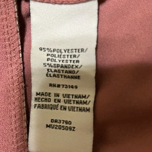 NWT One 5 One Women’s High Rise Pull On Wide Leg Trousers Pants Misty Rose XL - Picture 7 of 8